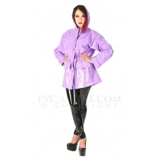 KLEMARO PVC Plastik - Regenjacke Kurzmantel Unisex RA92 PETULA COAT