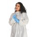 KLEMARO PVC Plastik - Medizinischer Kittel UN36 COVID NURSES GOWN