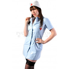 KLEMARO PVC Plastik - Krankenschwester-Kleid UN09 NURSE DRESS