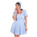 KLEMARO PVC Plastik - Bo Peep-Kleid Sissy-Kostüm UN19 BO PEEP DRESS